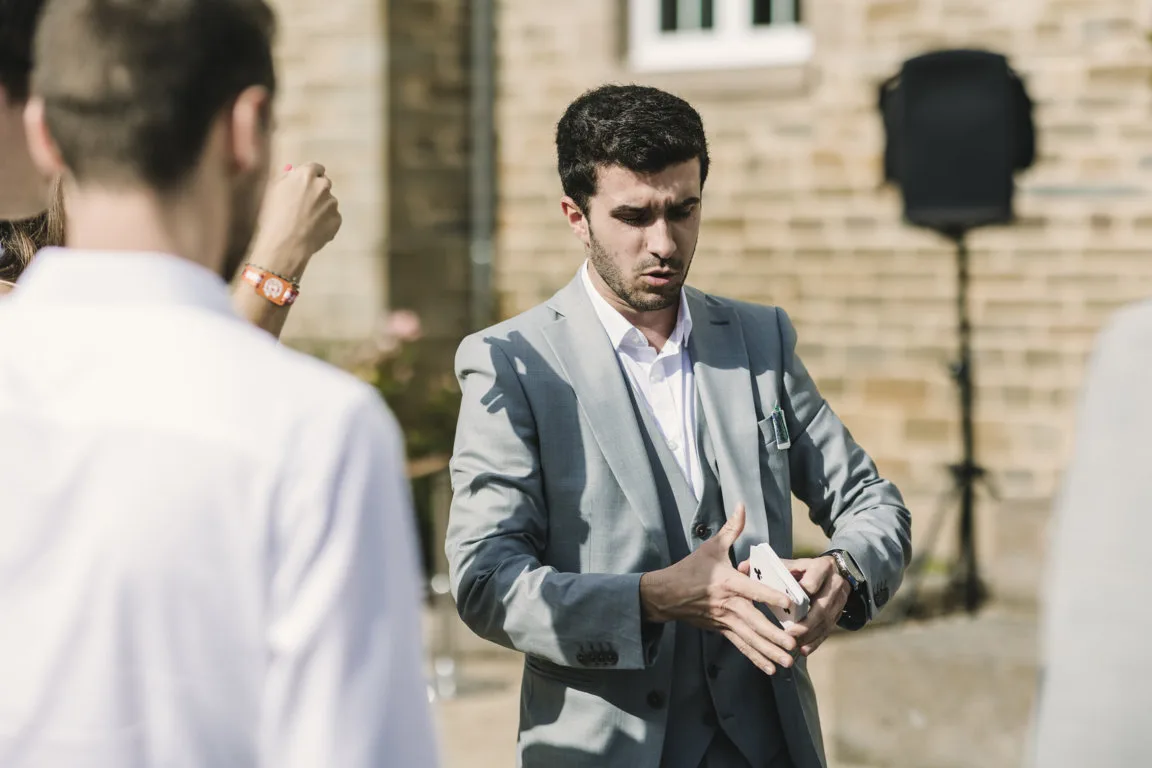 Mariage château des prés magicien